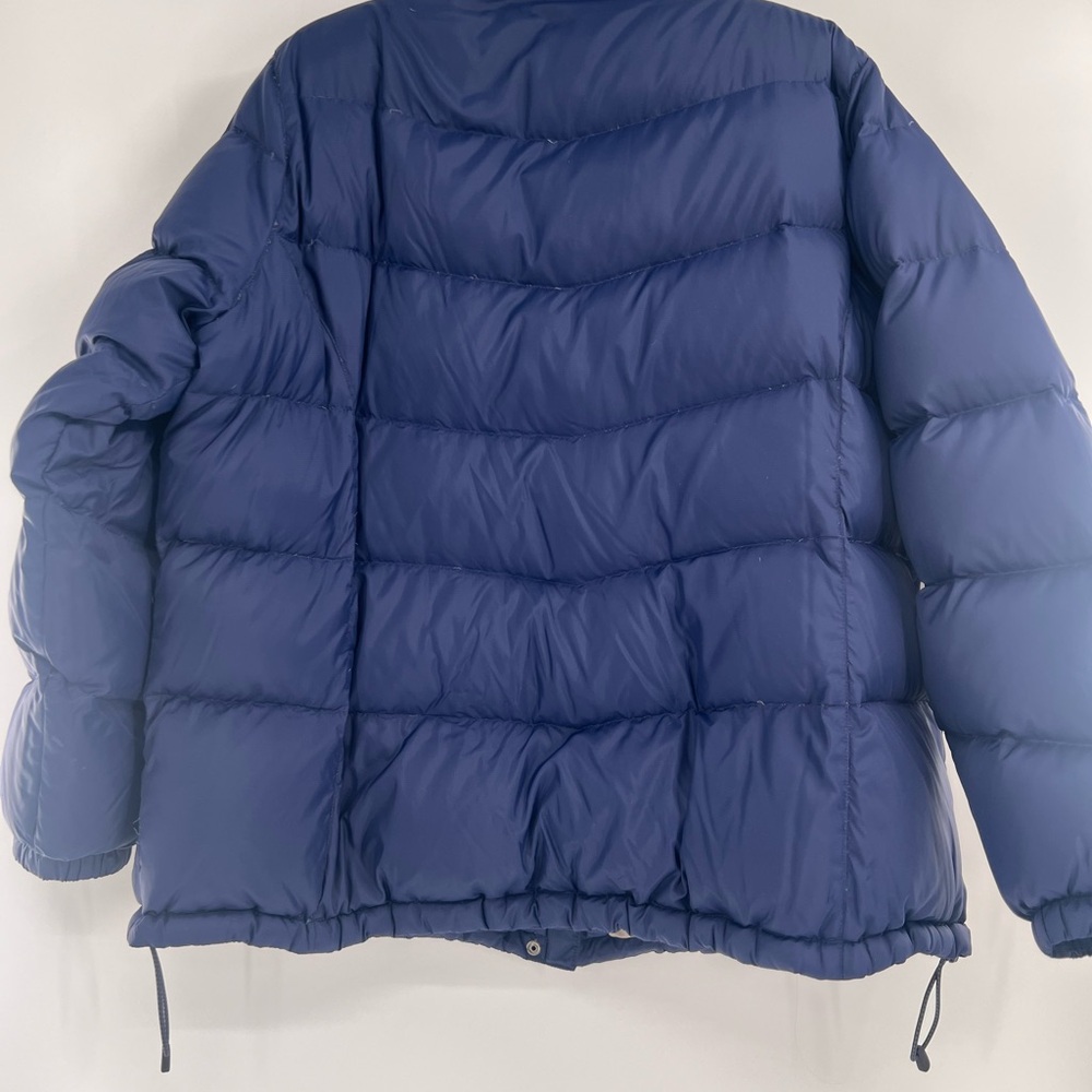 L.L. Bean Down Puffer Blue Coat 3X  ItemID 276567 GOOSE DOWN - Picture 2 of 7